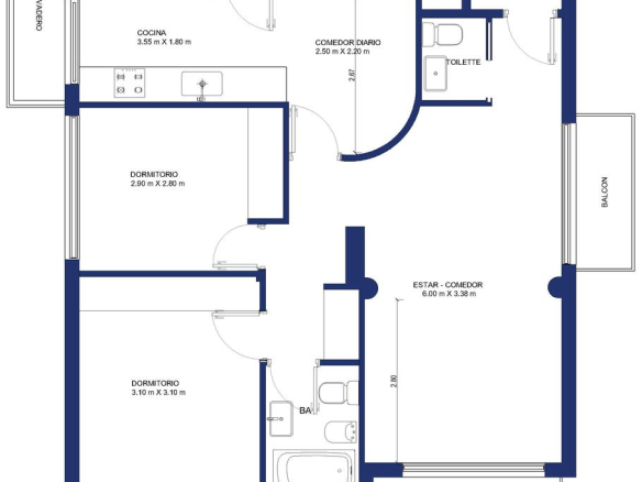 Venta Departamento 3 Ambientes con Vista y Terrazas en Torre en Acassuso