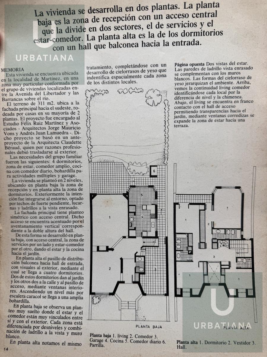 Venta Martínez Casa con Gran Ubicación 4 Dormitorios a 2 Cuadras del Río